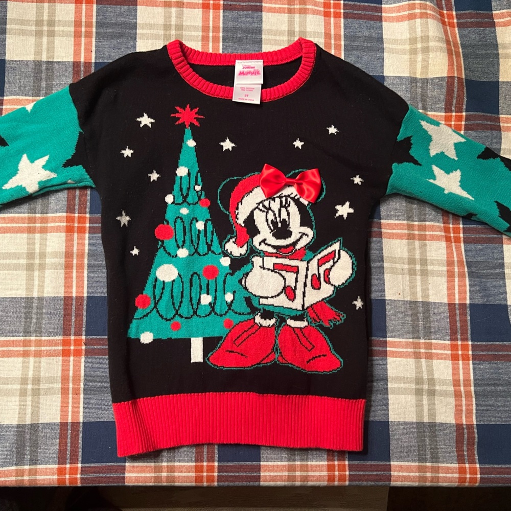Children’s Minnie Mouse Christmas sweater